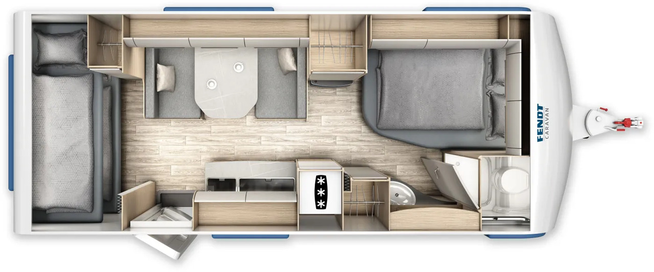 Fendt Bianco Selection 550 SKM GFK, Safety, Shower, 2.000 KG - كرفان سحب: صور 2 Fendt Bianco Selection 550 SKM GFK, Safety, Shower, 2.000 KG - كرفان سحب: صور 2