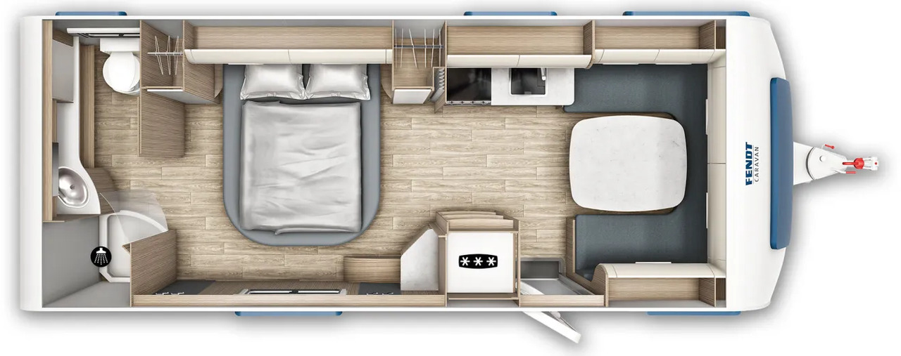 Fendt Tendenza 650 SFD Safety-, Batteri. Fußbodentem - كرفان سحب: صور 2 Fendt Tendenza 650 SFD Safety-, Batteri. Fußbodentem - كرفان سحب: صور 2