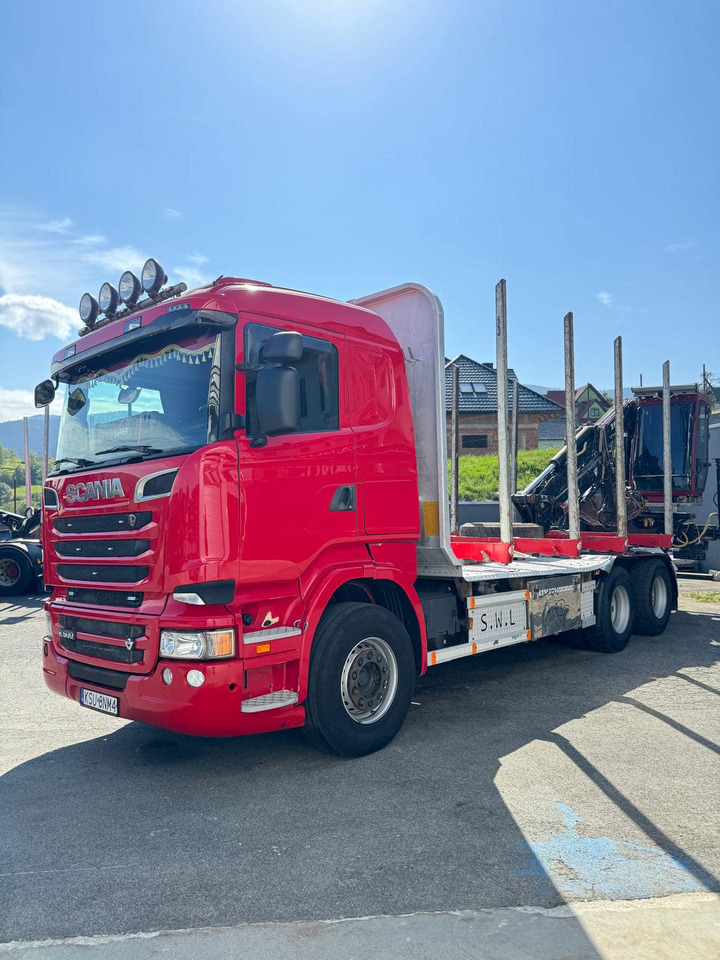 SCANIA R500 & KESLA 2012T - شاحنة قطع الأشجار, شاحنة كرين: صور 2 SCANIA R500 & KESLA 2012T - شاحنة قطع الأشجار, شاحنة كرين: صور 2