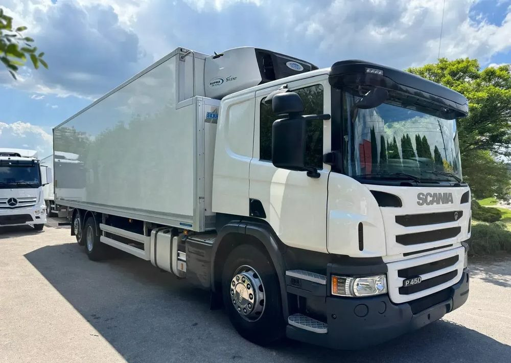 Scania Scania P 450 / CHŁODNIA + WINDA / 23 PALETY / EURO6 / OŚ SKRĘTNA / CARRIER/ ASO - مبردة شاحنة: صور 1 Scania Scania P 450 / CHŁODNIA + WINDA / 23 PALETY / EURO6 / OŚ SKRĘTNA / CARRIER/ ASO - مبردة شاحنة: صور 1