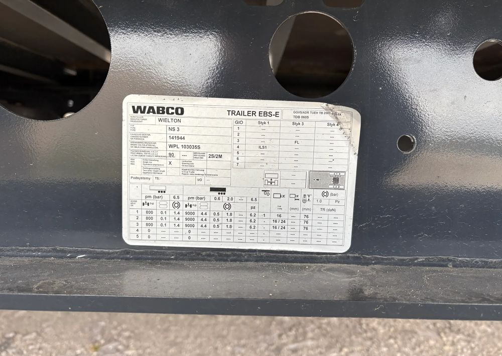 عربة مسطحة منخفضة نصف مقطورة Wielton NS3K: صور 8