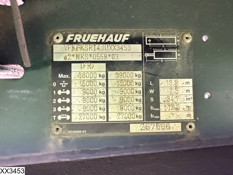 Fruehauf Tautliner - الخيمة نصف مقطورة: صور 4 Fruehauf Tautliner - الخيمة نصف مقطورة: صور 4