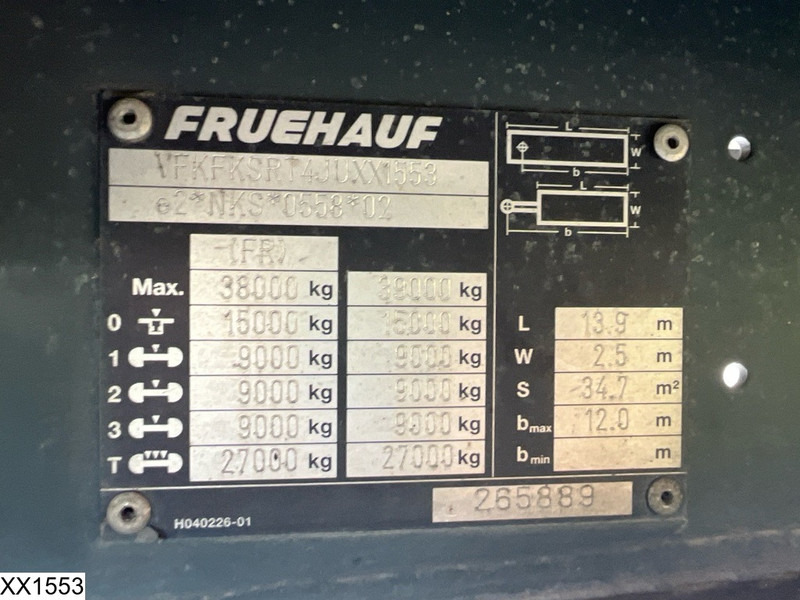 الخيمة نصف مقطورة Fruehauf Tautliner: صور 10
