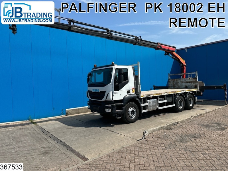 Iveco Trakker 410 6X4, EURO 6, Retarder, Palfinger - شاحنات مسطحة, شاحنة كرين: صور 1 Iveco Trakker 410 6X4, EURO 6, Retarder, Palfinger - شاحنات مسطحة, شاحنة كرين: صور 1