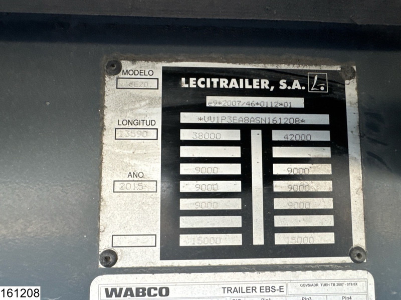 Lecitrailer gesloten bak Dhollandia - بصندوق مغلق نصف مقطورة: صور 4 Lecitrailer gesloten bak Dhollandia - بصندوق مغلق نصف مقطورة: صور 4