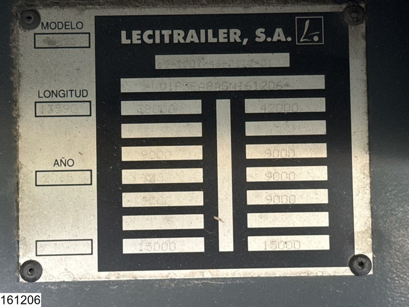 Lecitrailer gesloten bak Dhollandia - بصندوق مغلق نصف مقطورة: صور 4 Lecitrailer gesloten bak Dhollandia - بصندوق مغلق نصف مقطورة: صور 4