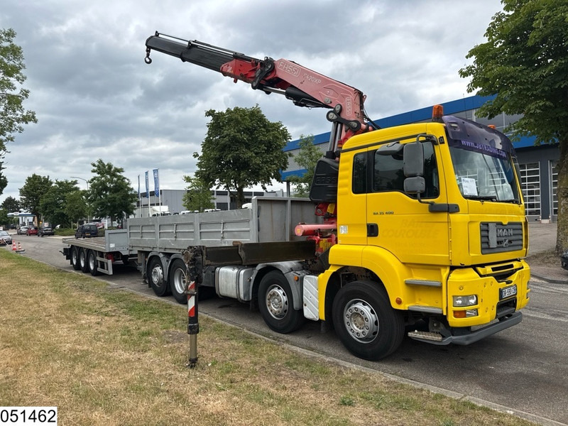 MAN TGA 35 400 8x2, Handgeschakeld, Fassi, Remote, Combi - شاحنات مسطحة, شاحنة كرين: صور 2 MAN TGA 35 400 8x2, Handgeschakeld, Fassi, Remote, Combi - شاحنات مسطحة, شاحنة كرين: صور 2