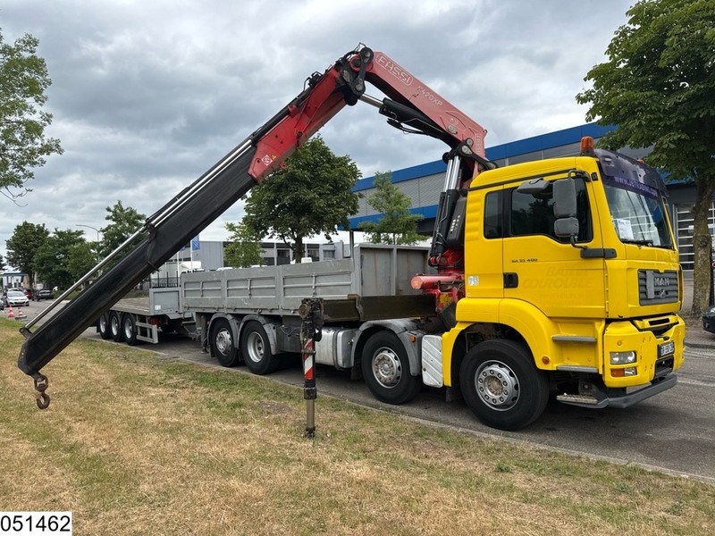 MAN TGA 35 400 8x2, Handgeschakeld, Fassi, Remote, Combi - شاحنات مسطحة, شاحنة كرين: صور 3 MAN TGA 35 400 8x2, Handgeschakeld, Fassi, Remote, Combi - شاحنات مسطحة, شاحنة كرين: صور 3