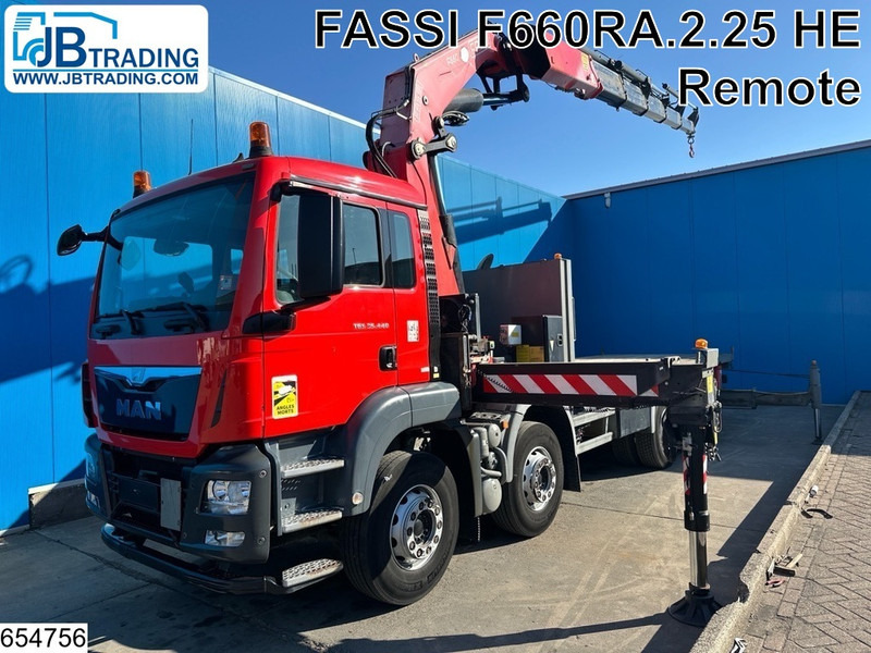 MAN TGS 35 440 8x2, EURO 6, FASSI, Remote - شاحنات مسطحة, شاحنة كرين: صور 1 MAN TGS 35 440 8x2, EURO 6, FASSI, Remote - شاحنات مسطحة, شاحنة كرين: صور 1