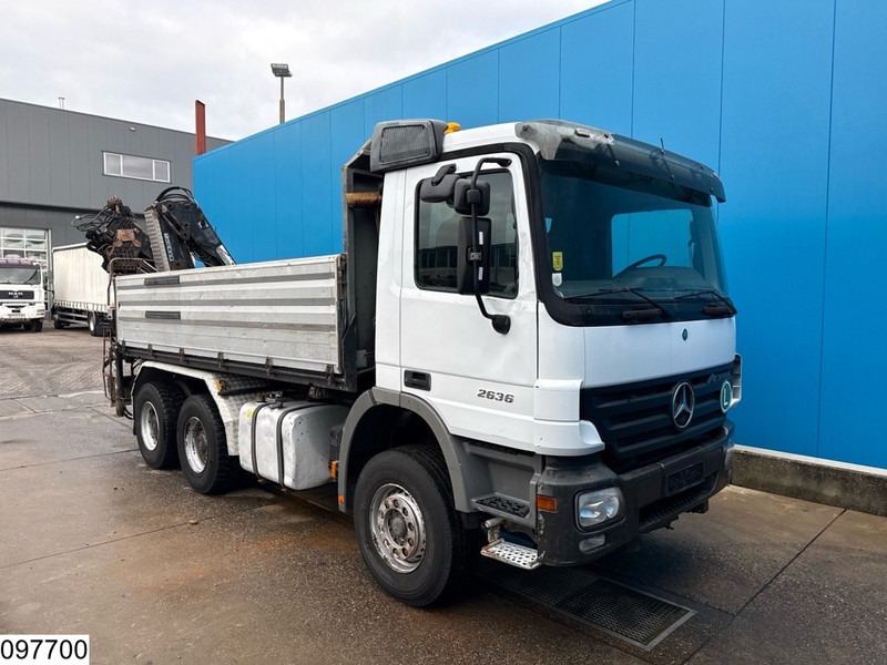 Mercedes-Benz Actros 2636 6x4, EURO 3, HIAB, Telligent 16 - قلابات, شاحنة كرين: صور 5 Mercedes-Benz Actros 2636 6x4, EURO 3, HIAB, Telligent 16 - قلابات, شاحنة كرين: صور 5