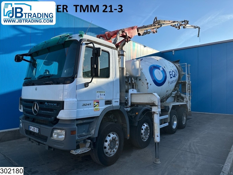 Mercedes-Benz Actros 3241 8x4, PUMI, Putzmeister, 21 MTR, Telligent 16 - مضخة خرسانة: صور 1 Mercedes-Benz Actros 3241 8x4, PUMI, Putzmeister, 21 MTR, Telligent 16 - مضخة خرسانة: صور 1