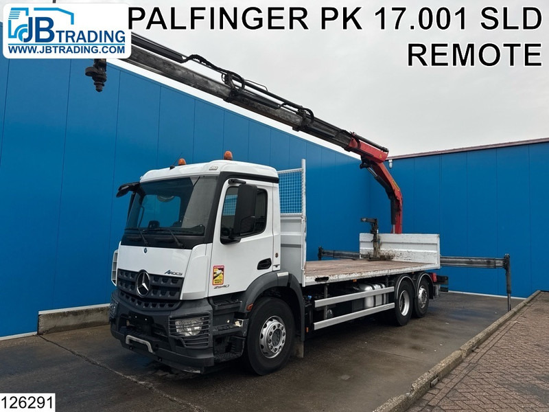 Mercedes-Benz Arocs 2540 6x2, EURO 6, Palfinger, Remote - شاحنات مسطحة, شاحنة كرين: صور 1 Mercedes-Benz Arocs 2540 6x2, EURO 6, Palfinger, Remote - شاحنات مسطحة, شاحنة كرين: صور 1