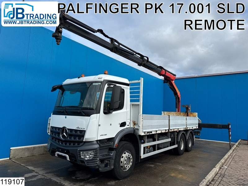 Mercedes-Benz Arocs 2636 6x4, EURO 6, Palfinger, Leaf suspension - شاحنات مسطحة, شاحنة كرين: صور 1 Mercedes-Benz Arocs 2636 6x4, EURO 6, Palfinger, Leaf suspension - شاحنات مسطحة, شاحنة كرين: صور 1