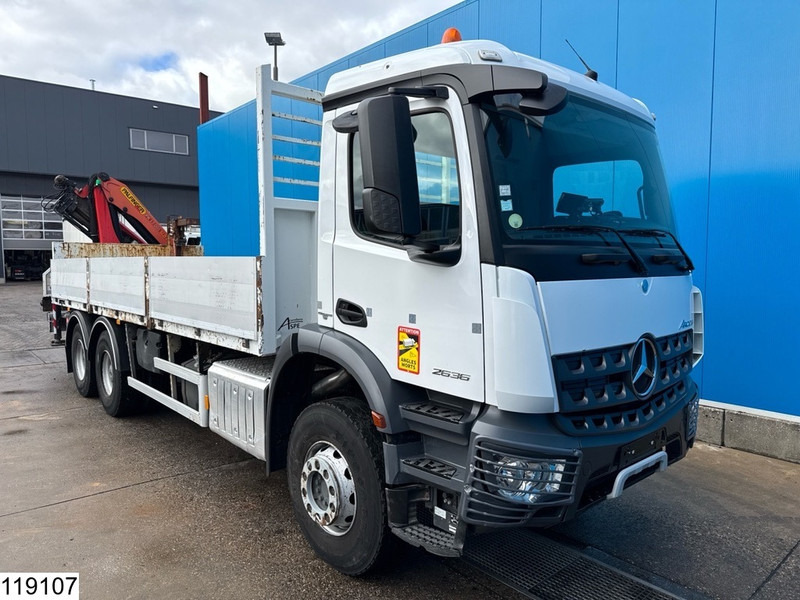 Mercedes-Benz Arocs 2636 6x4, EURO 6, Palfinger, Leaf suspension - شاحنات مسطحة, شاحنة كرين: صور 3 Mercedes-Benz Arocs 2636 6x4, EURO 6, Palfinger, Leaf suspension - شاحنات مسطحة, شاحنة كرين: صور 3