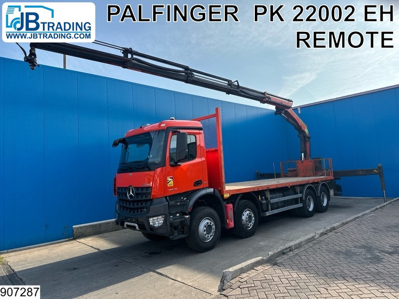Mercedes-Benz Arocs 3240 8X4, EURO 6, Steel suspension, Palfinger - شاحنات مسطحة, شاحنة كرين: صور 1 Mercedes-Benz Arocs 3240 8X4, EURO 6, Steel suspension, Palfinger - شاحنات مسطحة, شاحنة كرين: صور 1