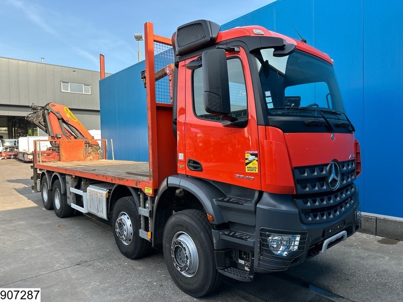 Mercedes-Benz Arocs 3240 8X4, EURO 6, Steel suspension, Palfinger - شاحنات مسطحة, شاحنة كرين: صور 3 Mercedes-Benz Arocs 3240 8X4, EURO 6, Steel suspension, Palfinger - شاحنات مسطحة, شاحنة كرين: صور 3