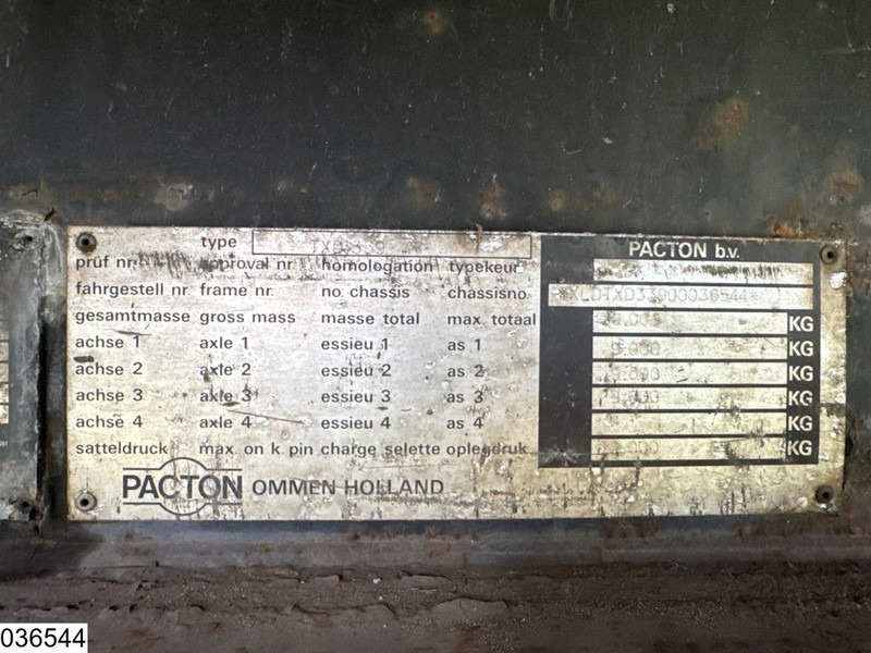 Pacton open laadbak - نصف مقطورة مسطحة: صور 4 Pacton open laadbak - نصف مقطورة مسطحة: صور 4