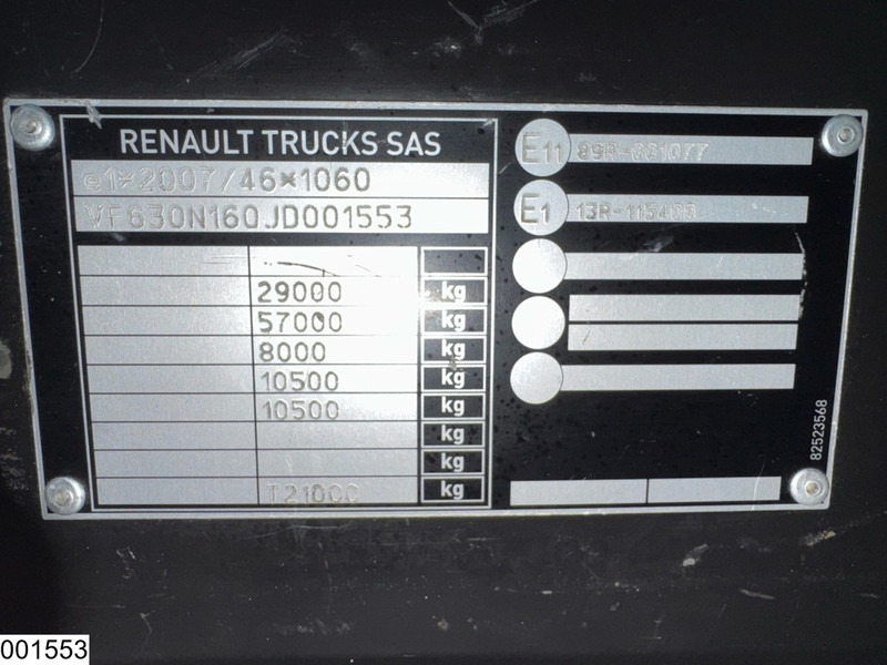 تأجير Renault C 380 6x4, EURO 6, Fassi, Steel suspension, Remote Renault C 380 6x4, EURO 6, Fassi, Steel suspension, Remote: صور 6