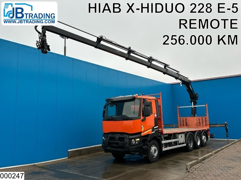 Renault C 430 8X4, EURO 6, HIAB, X-HIDUO 228 E-5 - شاحنات مسطحة, شاحنة كرين: صور 1 Renault C 430 8X4, EURO 6, HIAB, X-HIDUO 228 E-5 - شاحنات مسطحة, شاحنة كرين: صور 1