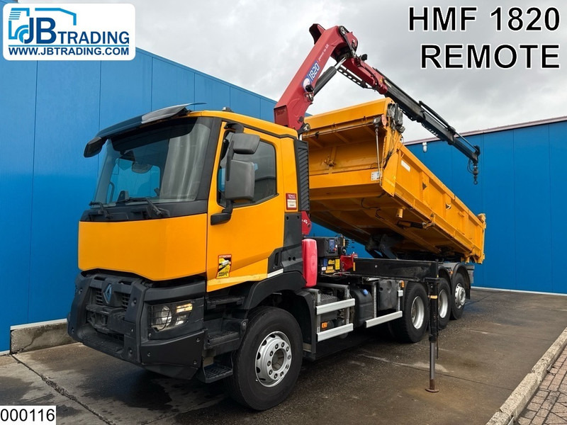 Renault C 430 8x4, EURO 6, HMF, Garnier - قلابات, شاحنة كرين: صور 1 Renault C 430 8x4, EURO 6, HMF, Garnier - قلابات, شاحنة كرين: صور 1