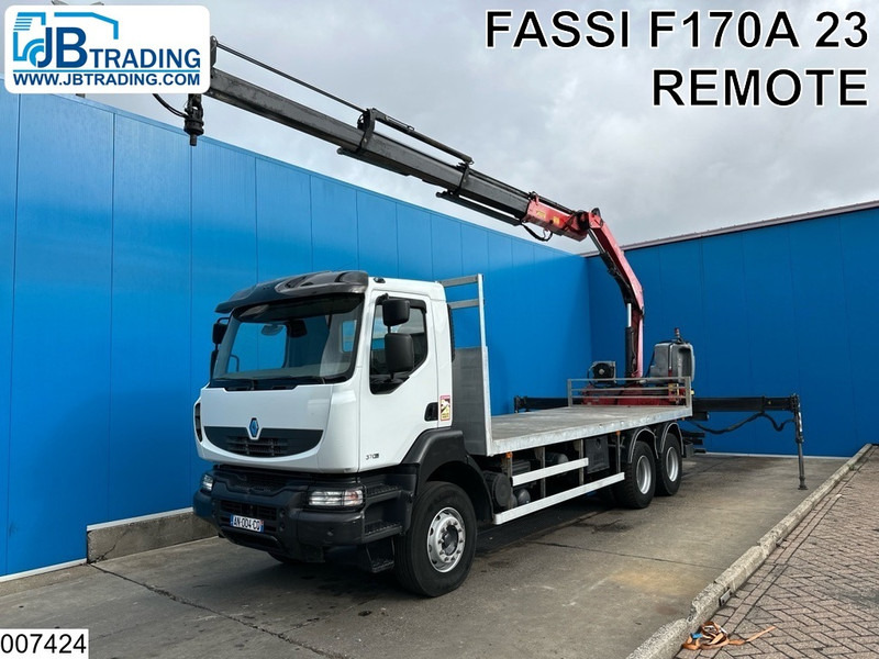 Renault Kerax 370 Dxi 6x4, EURO 4, Fassi - شاحنات مسطحة, شاحنة كرين: صور 1 Renault Kerax 370 Dxi 6x4, EURO 4, Fassi - شاحنات مسطحة, شاحنة كرين: صور 1