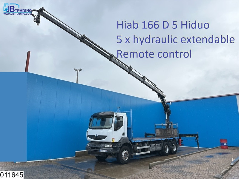 Renault Kerax 380 Dxi 6x4, EURO 5, Hiab, Remote, Steel Suspension - شاحنات مسطحة, شاحنة كرين: صور 1 Renault Kerax 380 Dxi 6x4, EURO 5, Hiab, Remote, Steel Suspension - شاحنات مسطحة, شاحنة كرين: صور 1