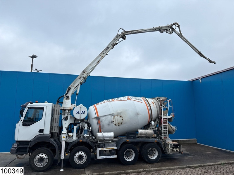 مضخة خرسانة Renault Kerax 420 8x4, EURO 3, Cifa MK20, 9m3: صور 15