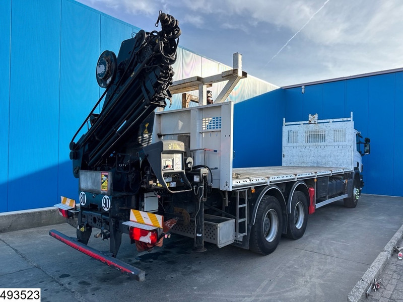 شاحنات مسطحة, شاحنة كرين Scania P 410 6x4, EURO 6, Hiab, Remote, Retarder: صور 12