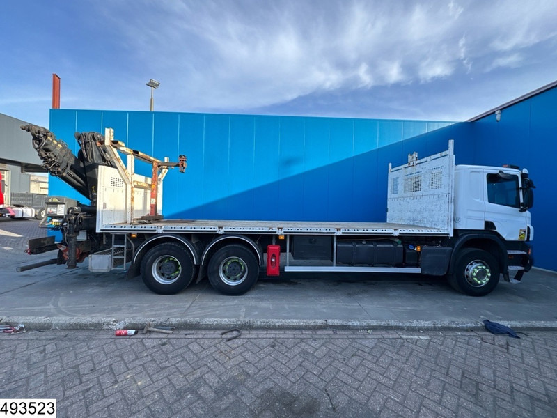 شاحنات مسطحة, شاحنة كرين Scania P 410 6x4, EURO 6, Hiab, Remote, Retarder: صور 13