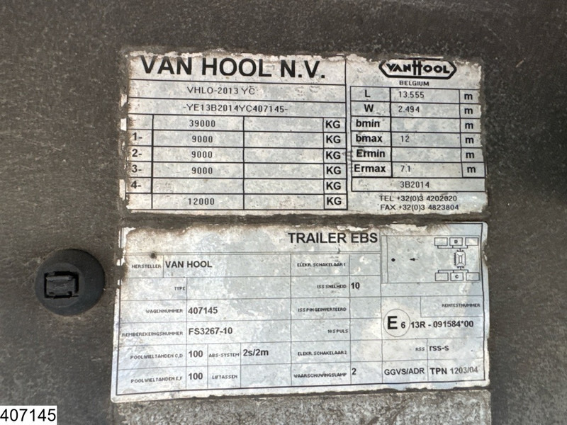 Van Hool gesloten bak - بصندوق مغلق نصف مقطورة: صور 4 Van Hool gesloten bak - بصندوق مغلق نصف مقطورة: صور 4