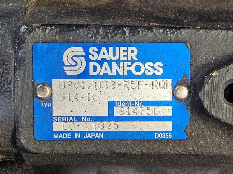 علم السوائل المتحركة - آلات البناء Sauer Danfoss OPV1/038-R5P-Load sensing pump: صور 7