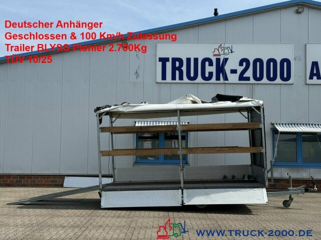 Blyss Pionier Trailer 2.700Kg GESCHLOSSEN 100 Km/h - شاحنة نقل سيارات مقطورة: صور 1 Blyss Pionier Trailer 2.700Kg GESCHLOSSEN 100 Km/h - شاحنة نقل سيارات مقطورة: صور 1