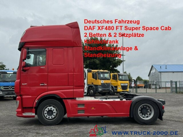 DAF XF 480 FT Super Space Cab 2 Betten + Kühlschrank - شاحنة جرار: صور 1 DAF XF 480 FT Super Space Cab 2 Betten + Kühlschrank - شاحنة جرار: صور 1
