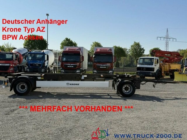 Krone AZ18 Box Carrier - Luft - BPW Achsen - شاحنات الحاويات/ جسم علوي قابل للتغيير مقطورة: صور 1 Krone AZ18 Box Carrier - Luft - BPW Achsen - شاحنات الحاويات/ جسم علوي قابل للتغيير مقطورة: صور 1