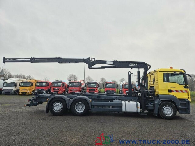 شاحنة ذات الخطاف, شاحنة كرين MAN TGS 26.320 Meiller RK 2070+ Kran MKG HLK 177+FB: صور 8