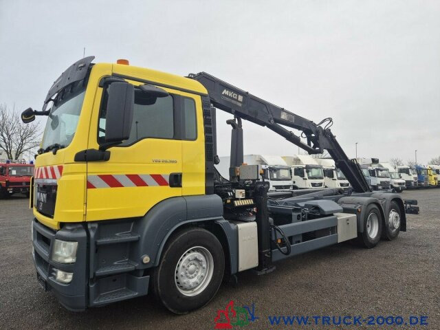 شاحنة ذات الخطاف, شاحنة كرين MAN TGS 26.320 Meiller RK 2070+ Kran MKG HLK 177+FB: صور 10
