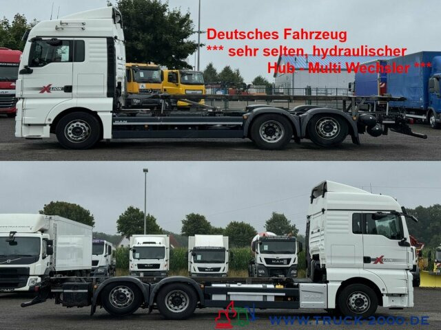MAN TGX 26.500 XLX Haus Bett hydr Hub Multi Wechsler - شاحنات الحاويات/ جسم علوي قابل للتغيير شاحنة: صور 1 MAN TGX 26.500 XLX Haus Bett hydr Hub Multi Wechsler - شاحنات الحاويات/ جسم علوي قابل للتغيير شاحنة: صور 1