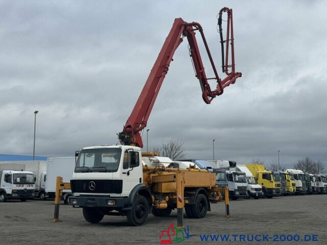 Mercedes-Benz 1722 Betonpumpe Schwing 23m 4 Mast Hallenmeister - شاحنة كرين: صور 4 Mercedes-Benz 1722 Betonpumpe Schwing 23m 4 Mast Hallenmeister - شاحنة كرين: صور 4