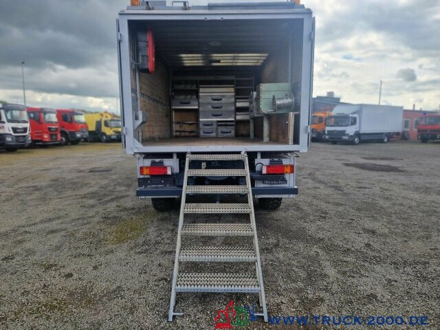 Mercedes-Benz Atego 824 4x4 Ideal Werkstatt-Wohn-Expeditionsmobil - بصندوق مغلق شاحنة: صور 3 Mercedes-Benz Atego 824 4x4 Ideal Werkstatt-Wohn-Expeditionsmobil - بصندوق مغلق شاحنة: صور 3