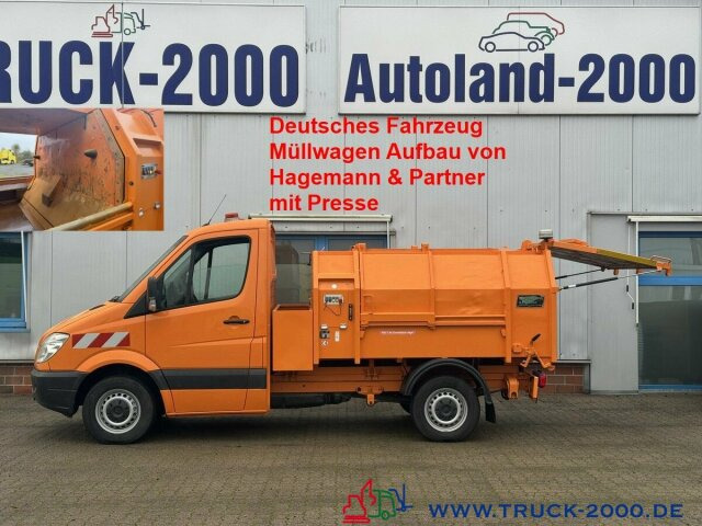 Mercedes-Benz Sprinter 316 Hagemann 3,5m3 Müllwagen mit Presse - شاحنة القمامة: صور 1 Mercedes-Benz Sprinter 316 Hagemann 3,5m3 Müllwagen mit Presse - شاحنة القمامة: صور 1