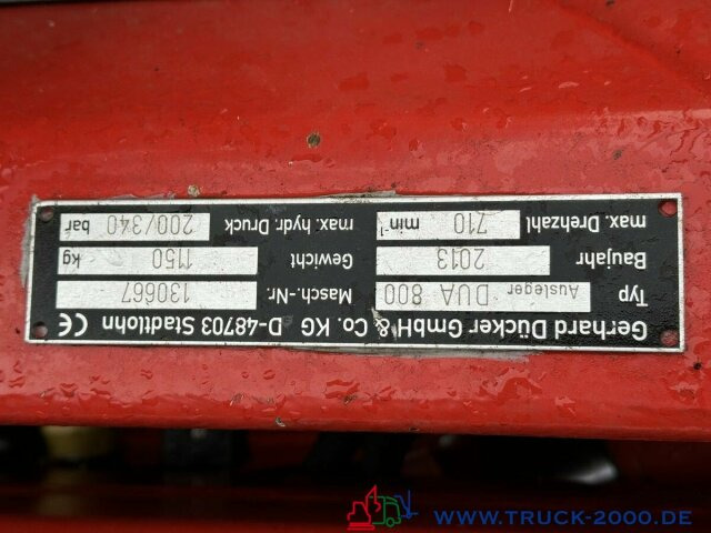 Unimog Dücker Mähkombi RSM Mäher Ausleger DUA800 - شاحنة: صور 5 Unimog Dücker Mähkombi RSM Mäher Ausleger DUA800 - شاحنة: صور 5