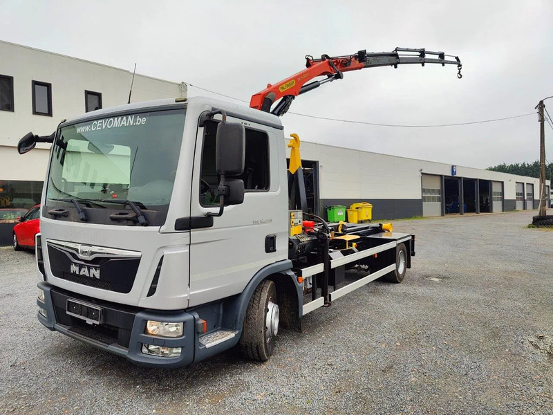 MAN TGL 12.250 Container + Palfinger PK5001 Remote - شاحنة ذات الخطاف, شاحنة كرين: صور 1 MAN TGL 12.250 Container + Palfinger PK5001 Remote - شاحنة ذات الخطاف, شاحنة كرين: صور 1