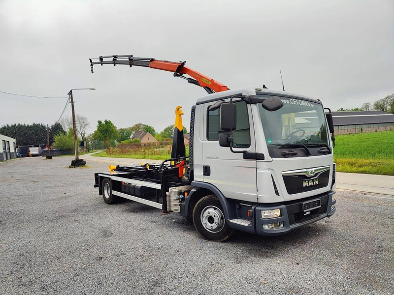 MAN TGL 12.250 Container + Palfinger PK5001 Remote - شاحنة ذات الخطاف, شاحنة كرين: صور 2 MAN TGL 12.250 Container + Palfinger PK5001 Remote - شاحنة ذات الخطاف, شاحنة كرين: صور 2