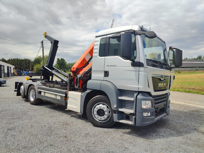 شاحنة ذات الخطاف, شاحنة كرين MAN TGS 26.420 Container / Palfinger PK18002: صور 16 شاحنة ذات الخطاف, شاحنة كرين MAN TGS 26.420 Container / Palfinger PK18002: صور 16