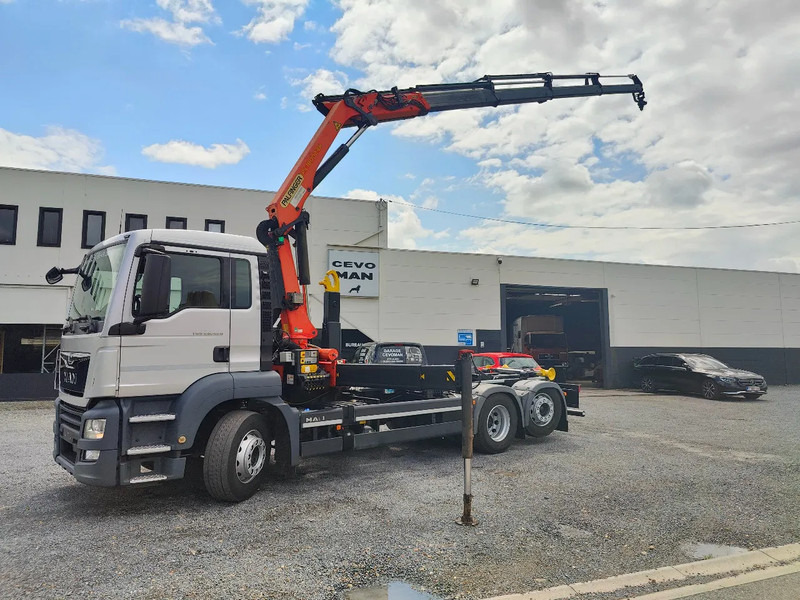 MAN TGS 26.420 Container / Palfinger PK18002 - شاحنة ذات الخطاف, شاحنة كرين: صور 1 MAN TGS 26.420 Container / Palfinger PK18002 - شاحنة ذات الخطاف, شاحنة كرين: صور 1