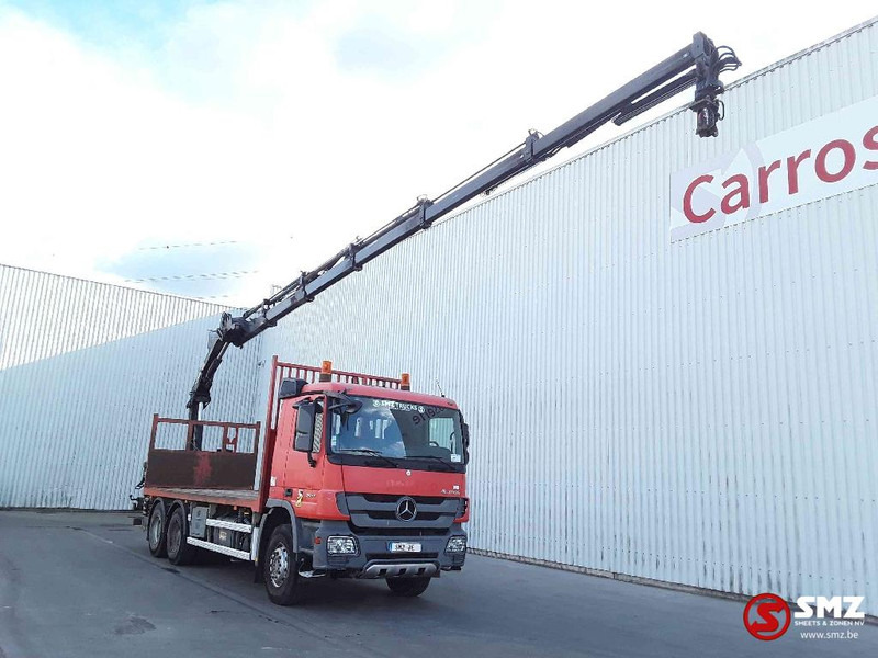 Mercedes-Benz Actros 2641 HIAB 166 ES_5 + remote - شاحنات مسطحة, شاحنة كرين: صور 1 Mercedes-Benz Actros 2641 HIAB 166 ES_5 + remote - شاحنات مسطحة, شاحنة كرين: صور 1