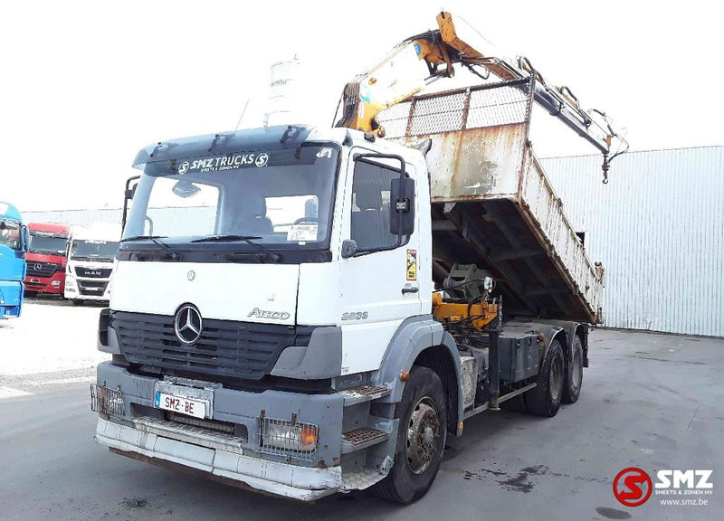 Mercedes-Benz Atego 2633 effer 3 ext +remote 6x4 - قلابات, شاحنة كرين: صور 3 Mercedes-Benz Atego 2633 effer 3 ext +remote 6x4 - قلابات, شاحنة كرين: صور 3
