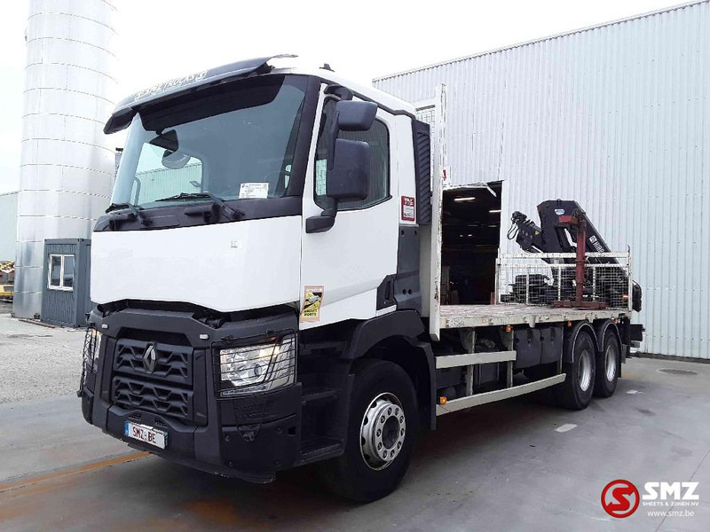Renault C 380 hiab 188-3 remote - شاحنات مسطحة, شاحنة كرين: صور 3 Renault C 380 hiab 188-3 remote - شاحنات مسطحة, شاحنة كرين: صور 3