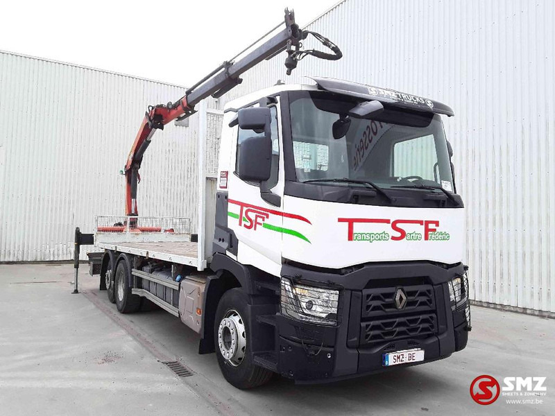 Renault C 430 palfinger pk 1001 remote - شاحنات مسطحة, شاحنة كرين: صور 1 Renault C 430 palfinger pk 1001 remote - شاحنات مسطحة, شاحنة كرين: صور 1