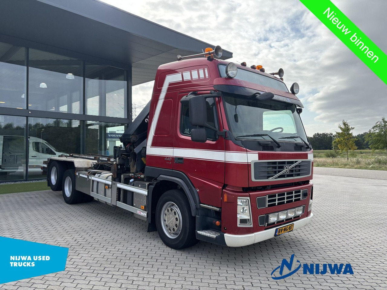 Volvo FM 440 6x2 Kabelsysteem + Kraan - شاحنة ذات الخطاف, شاحنة كرين: صور 2 Volvo FM 440 6x2 Kabelsysteem + Kraan - شاحنة ذات الخطاف, شاحنة كرين: صور 2